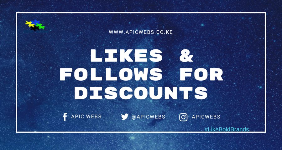 follow @apicwebs  and @08_ouko to boost your brand online. Get your brand a proffesional website apicwebs.co.ke 
#GainWithTrevor 
#GainWithXtianDela 
#GainWithPyeWaw 
#GainWithJnShine