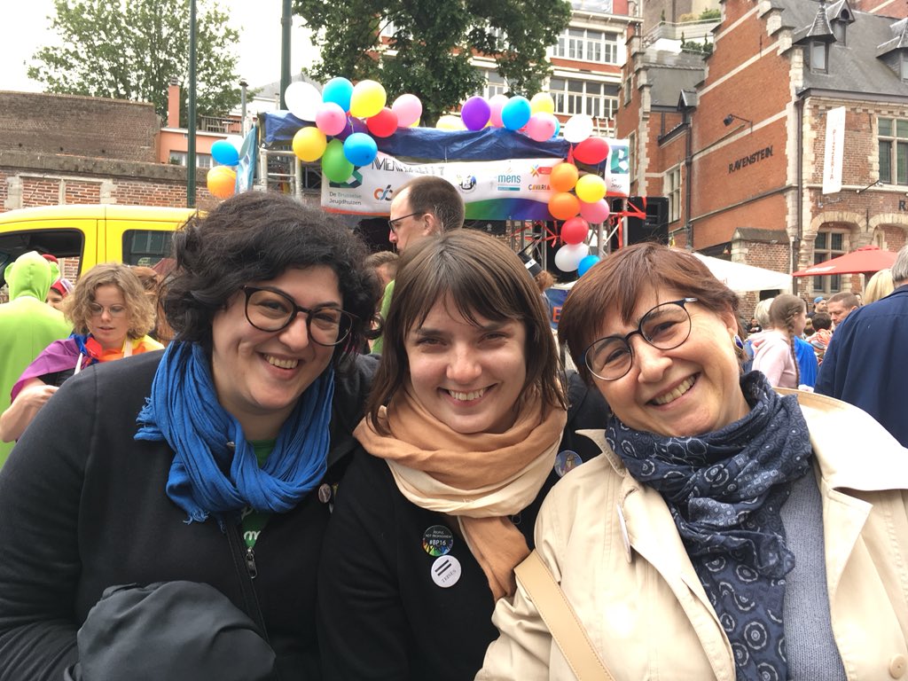 AK_Shep's tweet photo. Great day with team @ILGAEurope and family at #BelgianPride! #yourlocalpower #lgbti #pride @TheBelgianPride https://t.co/WQTZbqOQJH