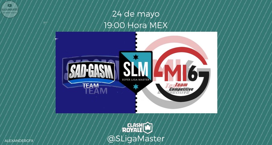 ♦️Partidos Grupo B♦️

@NopalRoyale VS @PolarBearsMex 

<a href="/SadGasmC/">SadGasm. C1</a> VS @Royale_MI6 

Mucha Suerte!

#SLigaMaster