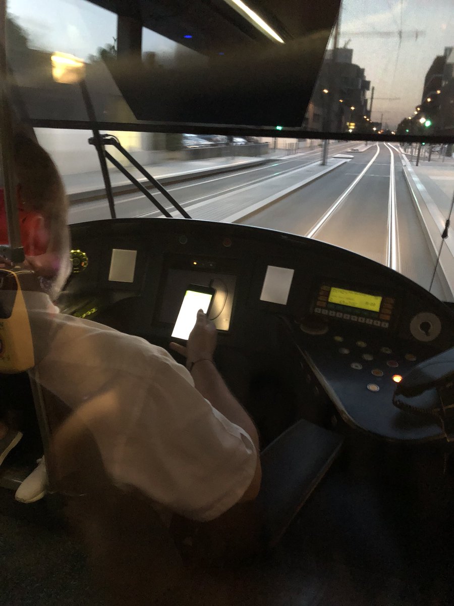 davidghall's tweet photo. C'est fou de voir un opérateur de TBM Ligne C  sur Facebook en conduisant la voiture 2245 en direction de Parc Expo. C'est légal? https://t.co/ecqxV2SyNH