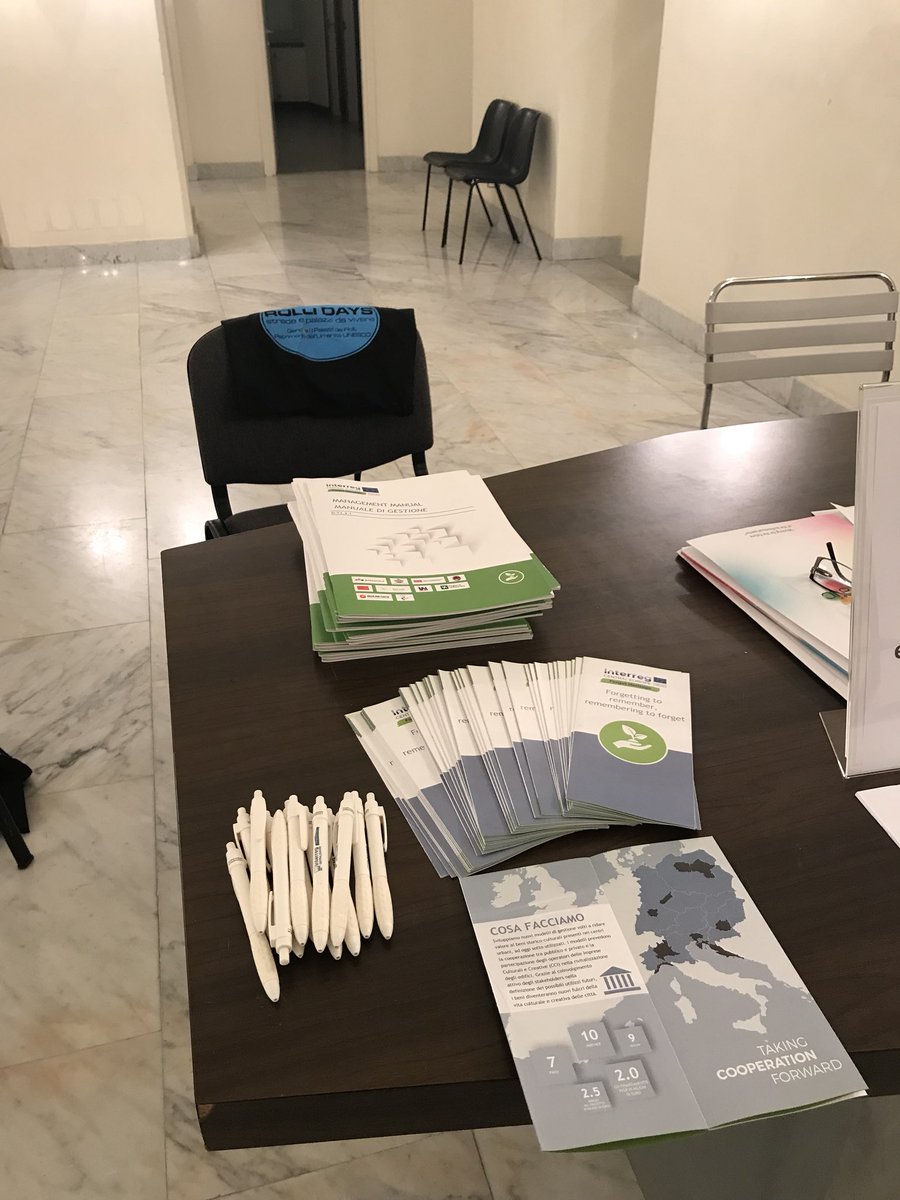 forgetheritage's tweet image. Everything is ready for the 2nd #ForgetHeritage Local Info Day in Genoa during the #EuropeanNightOfMuseum and #FestadeiMusei2018 #FDM2018 #NottedeiMusei2018 #NDM18 #MuseiIperconnessi #HyperconnectedMuseum #InterregCE #cooperationiscentral #EYCH2018 #interregCE #EuropeForCulture