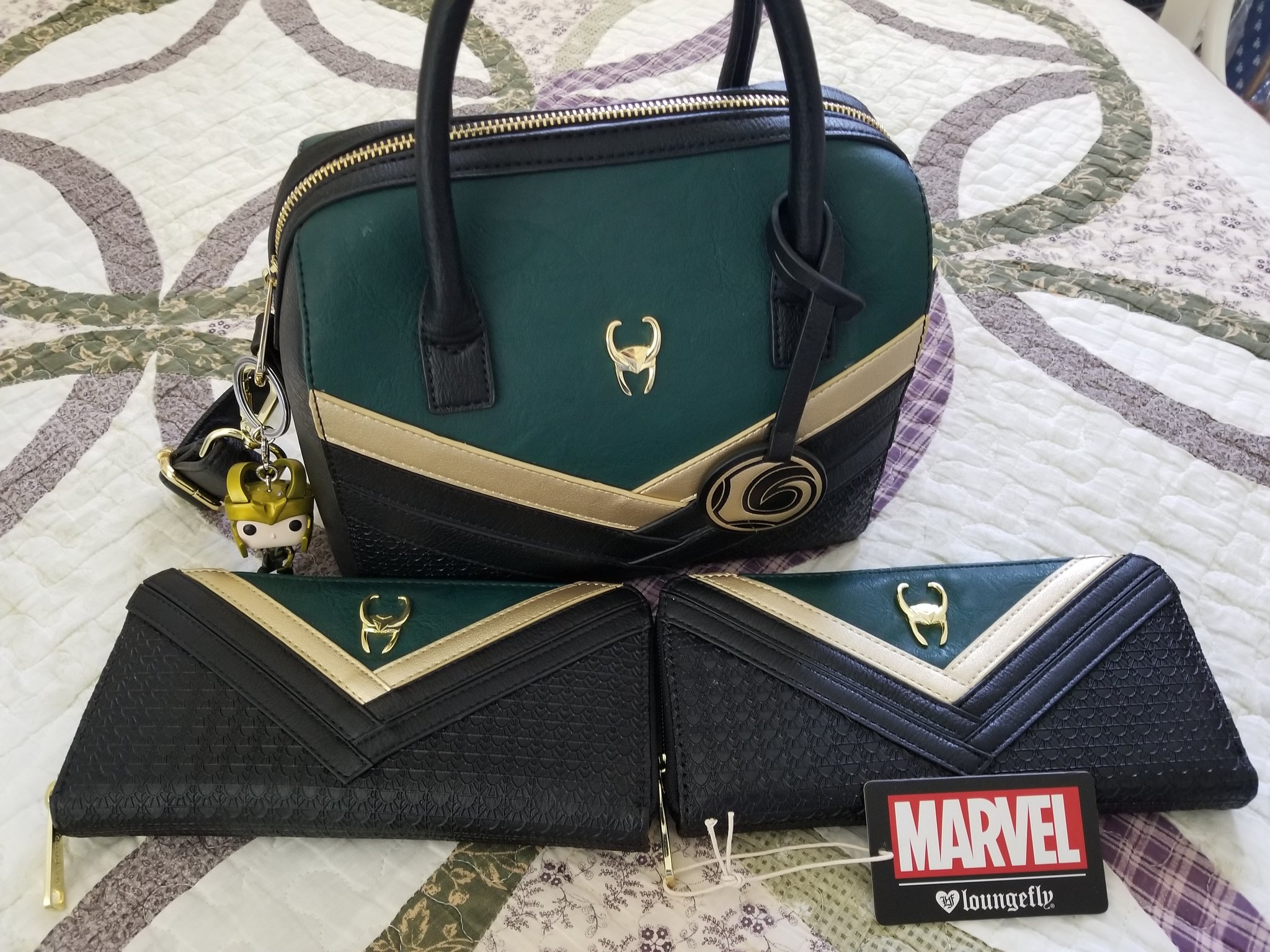 loungefly loki duffle bag