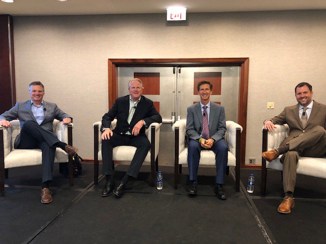 NAED_org's tweet photo. A big THANK YOU to our #NAEDNat Manufacturers' Town Hall panelists: Ralph Harris (@SchneiderElec), Jason Hill (@HellermannTyton), Tom Fredericks (@polywatere) and David White (@BorderStates) https://t.co/EkajX11ELQ