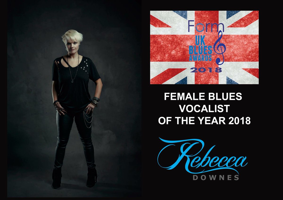 RebeccaDownesUK's tweet photo. Just been voted UK Blues Female Vocalist of The Year!!! Thanks so much to all that voted! 🤘💋 @Blackstaramps @VocalzoneHQ @UKBluesFed @ExpressandStar  @elliswayman @TheHarlington @TheForum_Music @pizzajazzclub @BluesOnTheFarm @TavistockWharf https://t.co/0lLU0aM9U5