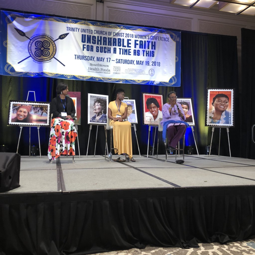 #stateofblackwoman panel with @Move_And_Shake , <a href="/somethingwithin/">Todd Nelson</a> and Rev. Dr. Stephanie Crumpton.