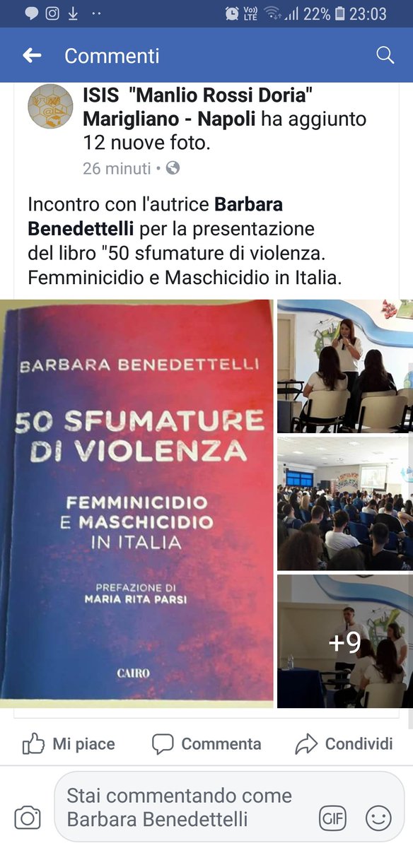 bbenedettelli's tweet photo. Grandi emozioni a Marigliano (Na) con #50SDV e i ragazzi e ragazze dell'istituto. Le sedie vuote in memoria delle Vittime erano #rosaazzurre. Xché nn ci siano Vittime di serie A e di serie B. Xché ogni vita è preziosa. Ogni violenza scandalosa e da condannare senza se e senza ma. https://t.co/B70o3Wko4W