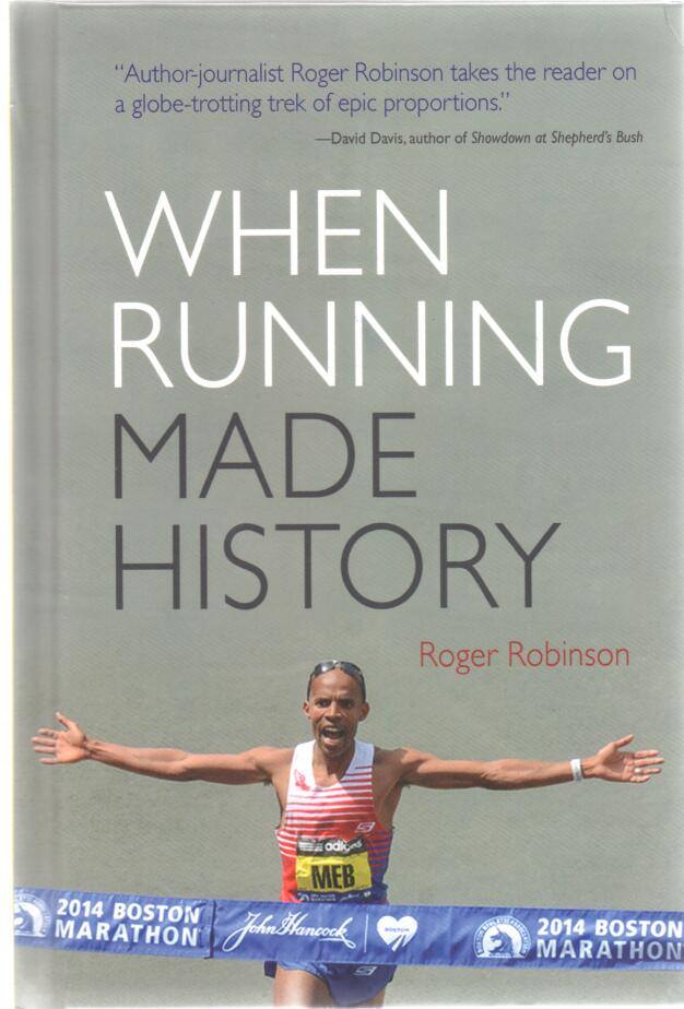 KVSwitzer's tweet photo. Congrats to Roger Robinson who is so sweet to dedicate his latest book to me. 💜It includes considerable material about my life, especially about helping to create the new sport of women's road racing and some personal touches about our marriage. #261Fearless @bostonmarathon https://t.co/lSIcLRvIKu