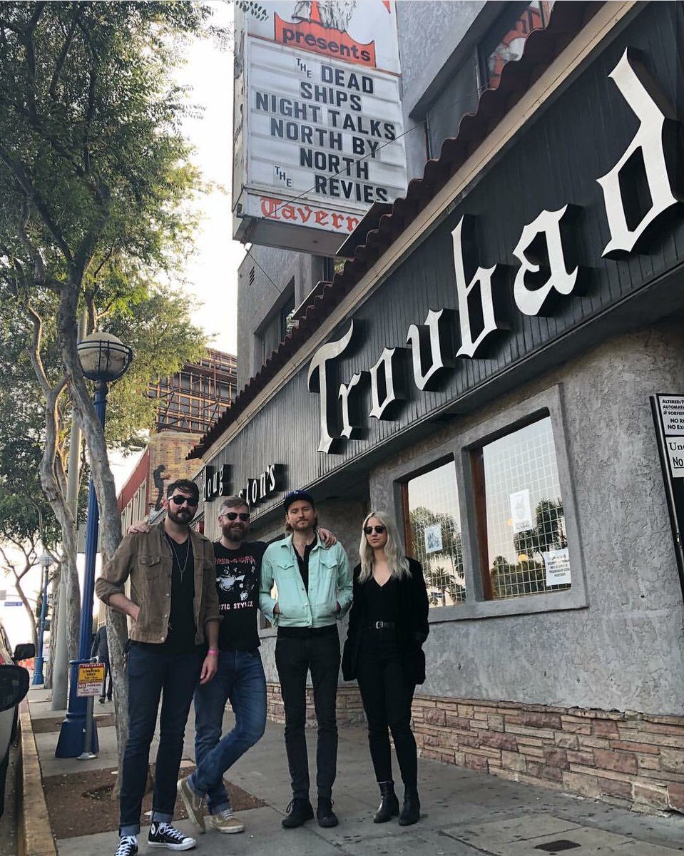 KROQ Promotions Crew (@kroqpromo) on Twitter photo Tonight at <a href="/TheTroubadour/">Troubadour</a> <a href="/KROQ/">The World Famous KROQ</a> Locals Only Presents <a href="/TheDeadShips/">THE DEAD SHiPS</a> ! Doors open at 7:30, come hang out with us ! Tonight at <a href="/TheTroubadour/">Troubadour</a> <a href="/KROQ/">The World Famous KROQ</a> Locals Only Presents <a href="/TheDeadShips/">THE DEAD SHiPS</a> ! Doors open at 7:30, come hang out with us !