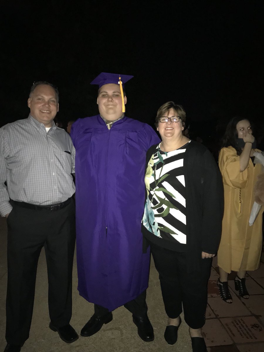 We couldn’t be prouder of this kid! #savedthebestforlast #afftonstrong 💜#Classof2018