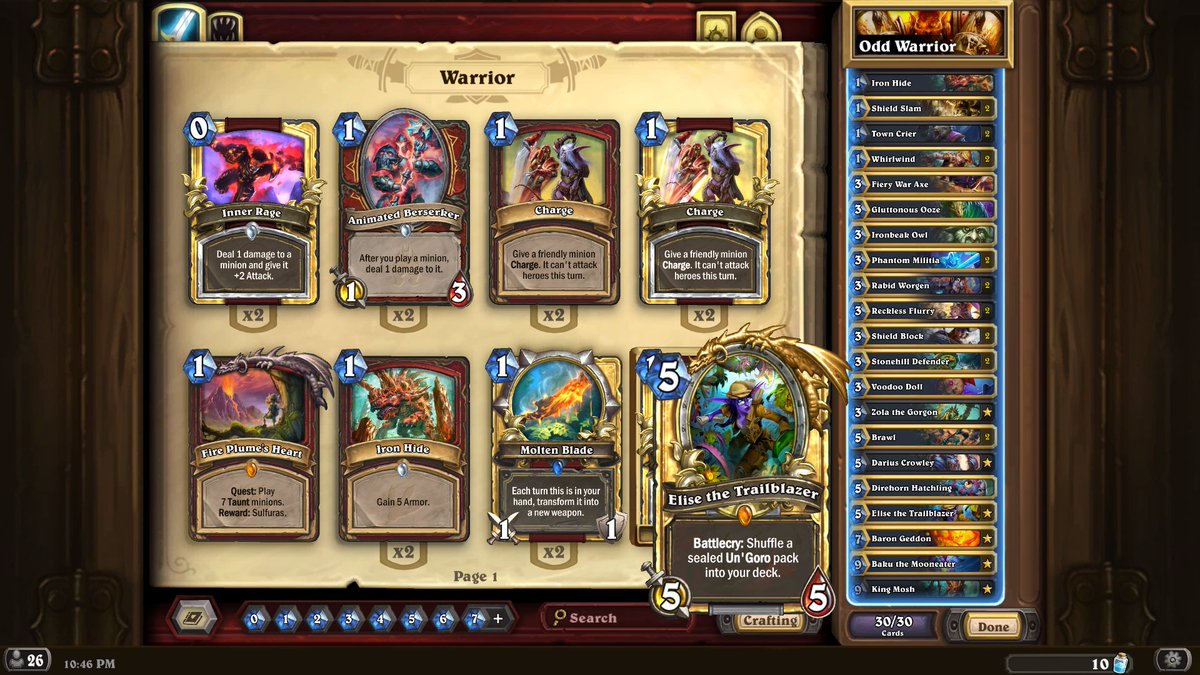 Ike__HS's tweet photo. So I just got went 10-0 with this on ladder. You're all welcome for the upgrade on your current odd warriors 
AAECAQcMogLQApEDucMC0cMC08UCoscCz8cCw+oCze8Ct/ECnvgCCUuiBPwE/webwgLK5wKq7AK67AKd8AIA https://t.co/OdpyNzmOFD