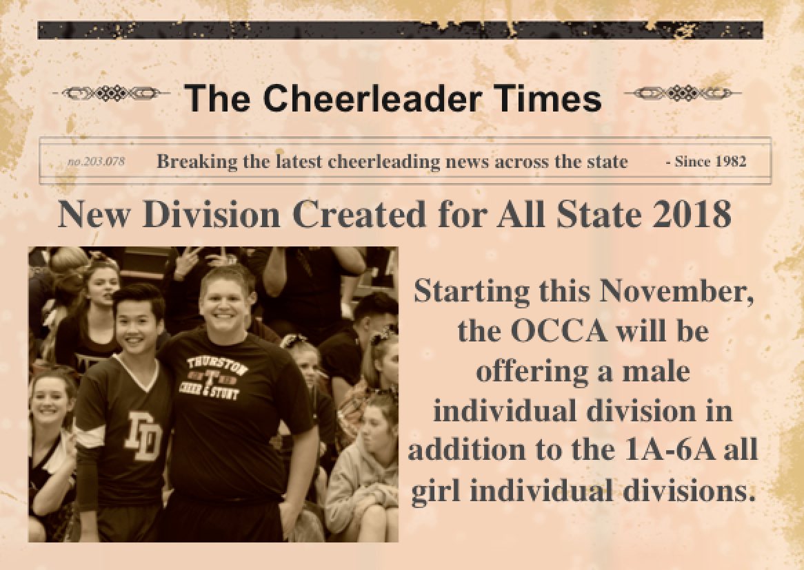 ORCheerCoaches's tweet photo. โก๏ธโก๏ธThis is HUGE โฌ
๏ธโฌ
๏ธ #allstate2018 https://t.co/M8s6hp0MNQ