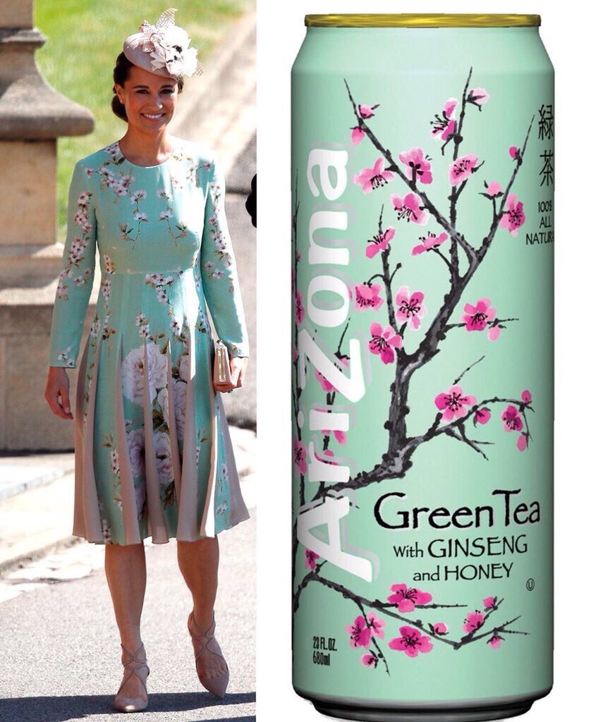 #RoyalWedding2018 #HarryandMeghan #PippaMiddleton <a href="/DrinkAriZona/">AriZona Iced Tea</a> #Epic #weddingdress
