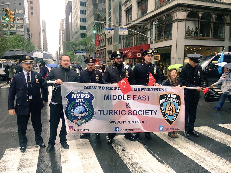 nypdturkic's tweet photo. 37th Annual #TurkishDayParade was a rainy one but rain or shine, we represented our community & our Turkish members. It is about being there for one another no matter what NYPD Middle East and Turkic Society was proud to have walked & have supported one of its communities. https://t.co/2GEPtNGXcT
