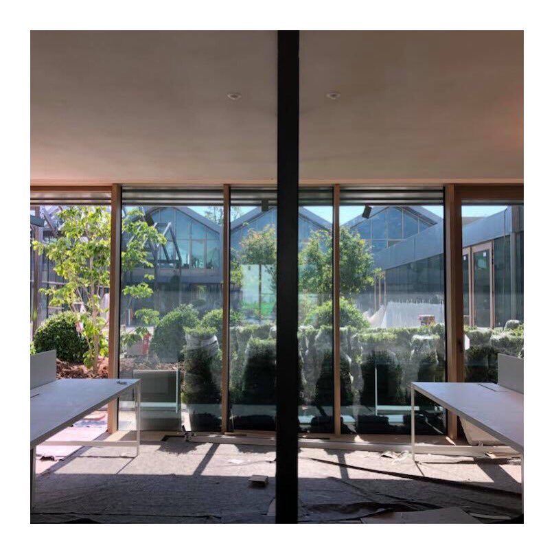 DavinesOfficial's tweet photo. Our new home, the Davines Village, coming together just in time for a Grand Opening at the World Wide Hair Tour 2018 in Parma, May 27-29!! 🎉🌱❤️🏗 #davines #sustainablebeauty #sustainablearchitecture #davineslife #parma #Sustainability https://t.co/GL9twKfmMJ
