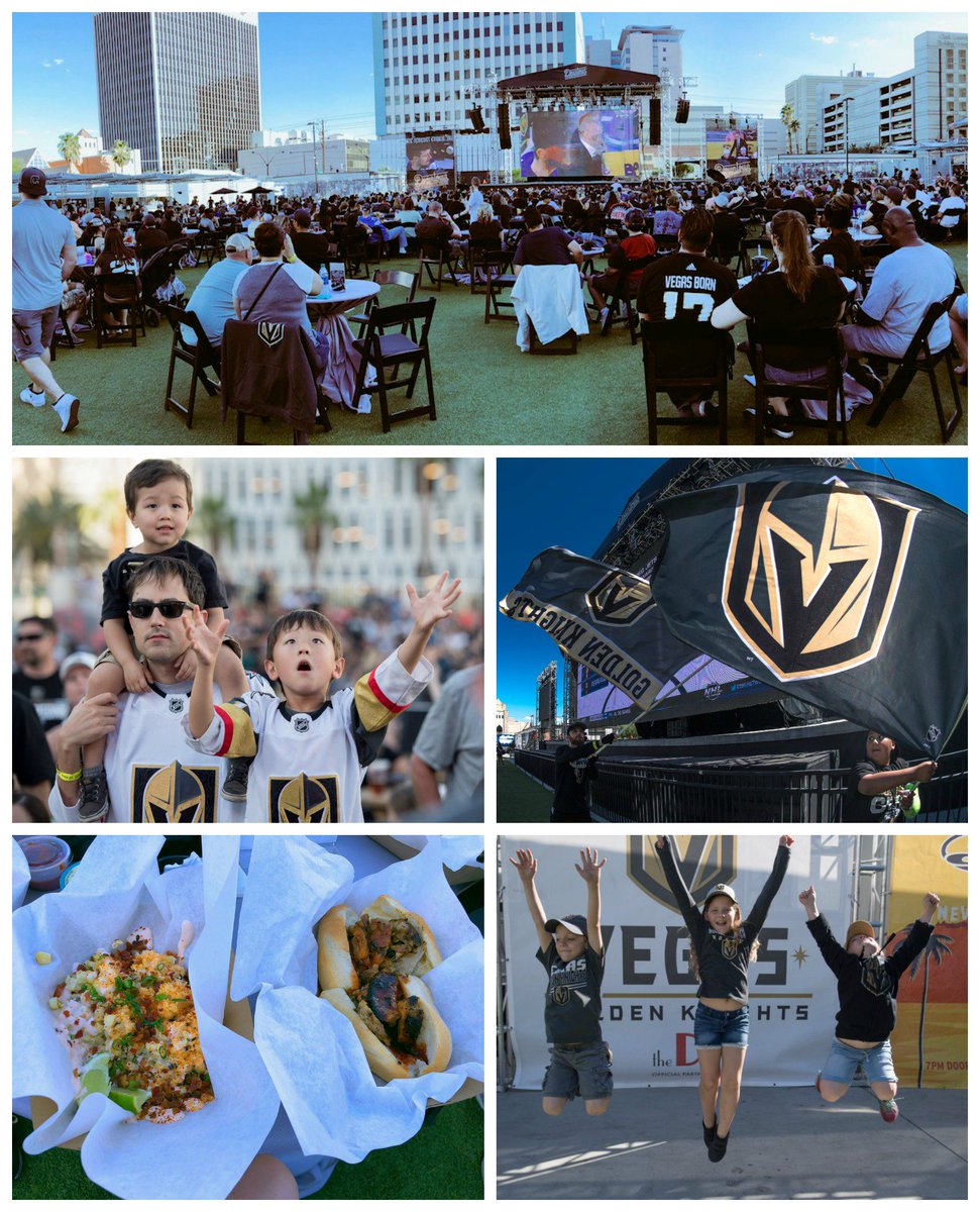theDlasvegas's tweet photo. Food, drinks, a 72-ft LED screen, AND the most intense #StanleyCupPlayoffs game yet?! Yes, please! Join us TODAY (for FREE) at @DLVEC for our @GoldenKnights watch party! Doors- 10:30AM Game- 12PM. Will our Knights make it to the finals today? Let's find out! #GoKnightsGo #Vegas https://t.co/xGqs5a9ON9