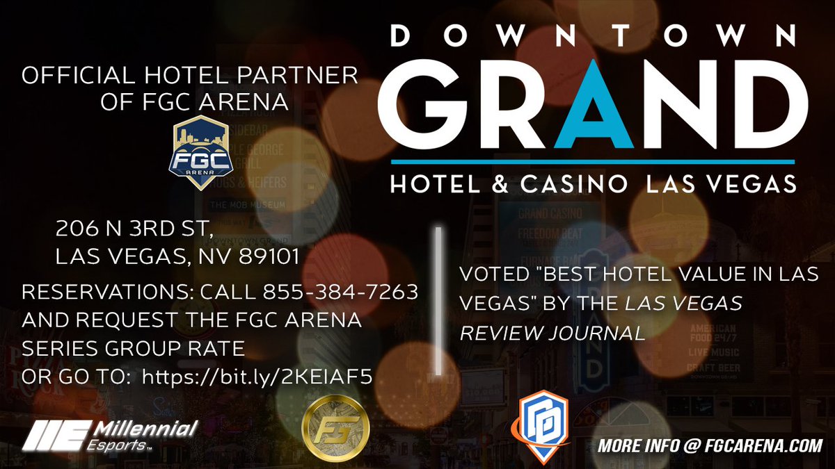EngineMedia's tweet photo. Excited to announce @DowntownGrandLV as the official hotel partner for the @FGCarena circuit.  First event is June 2-3 at the Millennial Arena in Las Vegas. Win Money, Win @fantasygoldcoin. Sign up here https://t.co/QpCEEhClzM 
@DraftdailyDFS @nycfurby https://t.co/zSAA1g2mOf