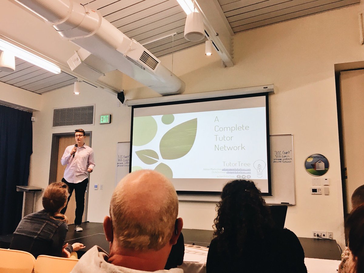 JoinTutortree's tweet photo. TutorTree places 3rd today in the @eugenerain #Pitchstream competition! Shoutout to one of our founders, Adrian, for holding it down today! #JoinTheTree 📚📈🎉 https://t.co/5iD95QsijJ