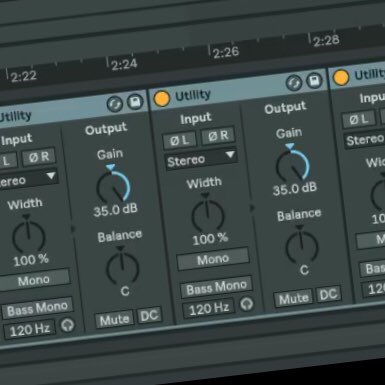 sdrausina's tweet photo. #Ableton #utility 6x 😱 artefacts with delay reverb saturator &amp; @mrbillstunes #omg https://t.co/Ox8TqTcOS4 https://t.co/h1Rg6dSWQV