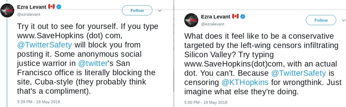 MaxKingsleyEh's tweet photo. 🤣😂👍Ezra Levant's feelings are hurt because Rebel "media" has finally been recognized as the dangerous website they are + been lumped in with all the other terrorists groups promoting violence where they belong. #cdnpoli #StillNotMedia #cdnmedia https://t.co/Vp05GdcWkO
