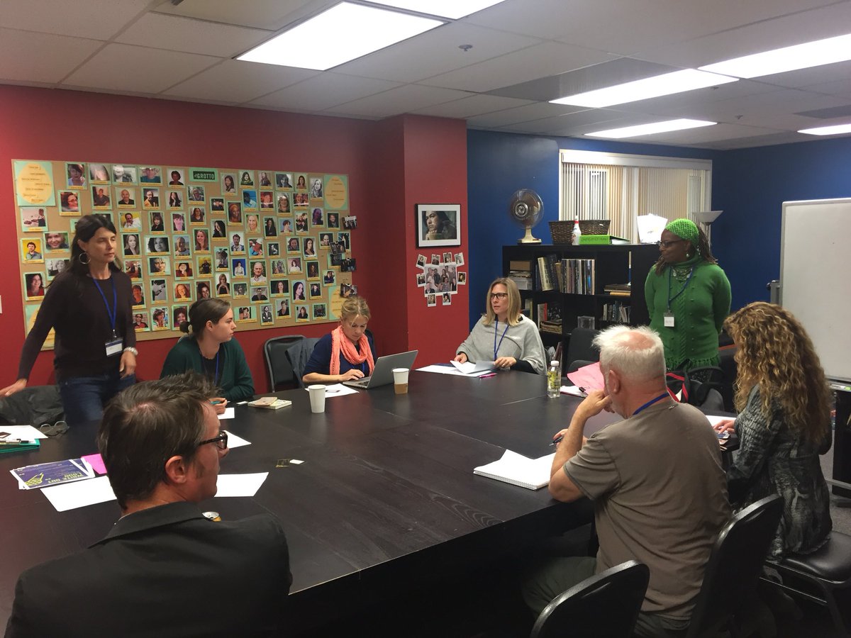 thesusanito's tweet image. Having a great day at the @sfgrotto Writers Toolkit! #writing #learning #6classes #6teachers