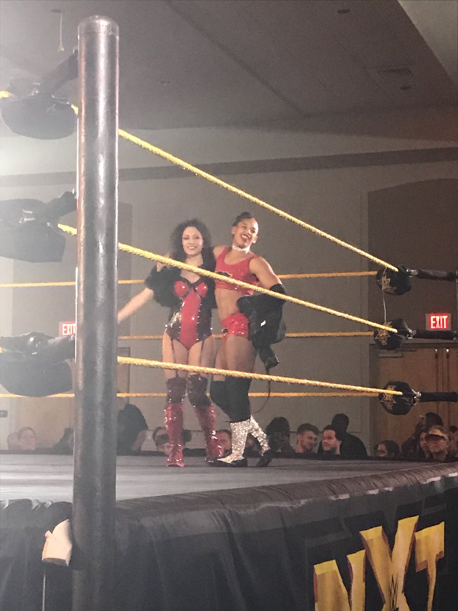 ledzeppchick's tweet photo. Ladies first!! @WWENXT #NXTVenice https://t.co/quCarSnnBF