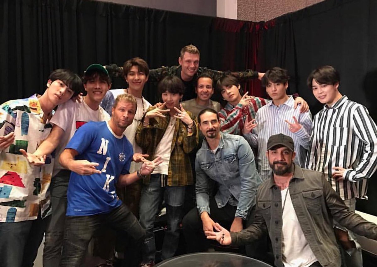 iHeartRadio's tweet photo. BTS + BSB = BTSB aka the collab of my dreams 🔥 https://t.co/2AYvInCZeO