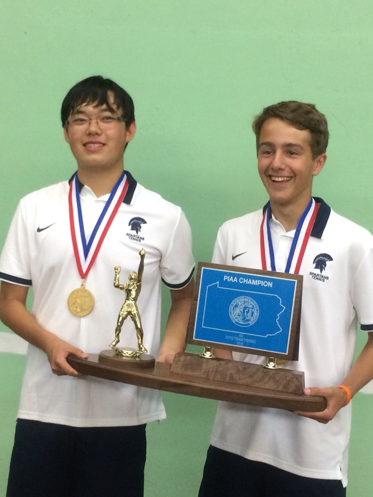 Wyomissing tennis. PIAA 2A state champs. #teamwork #ProudDad