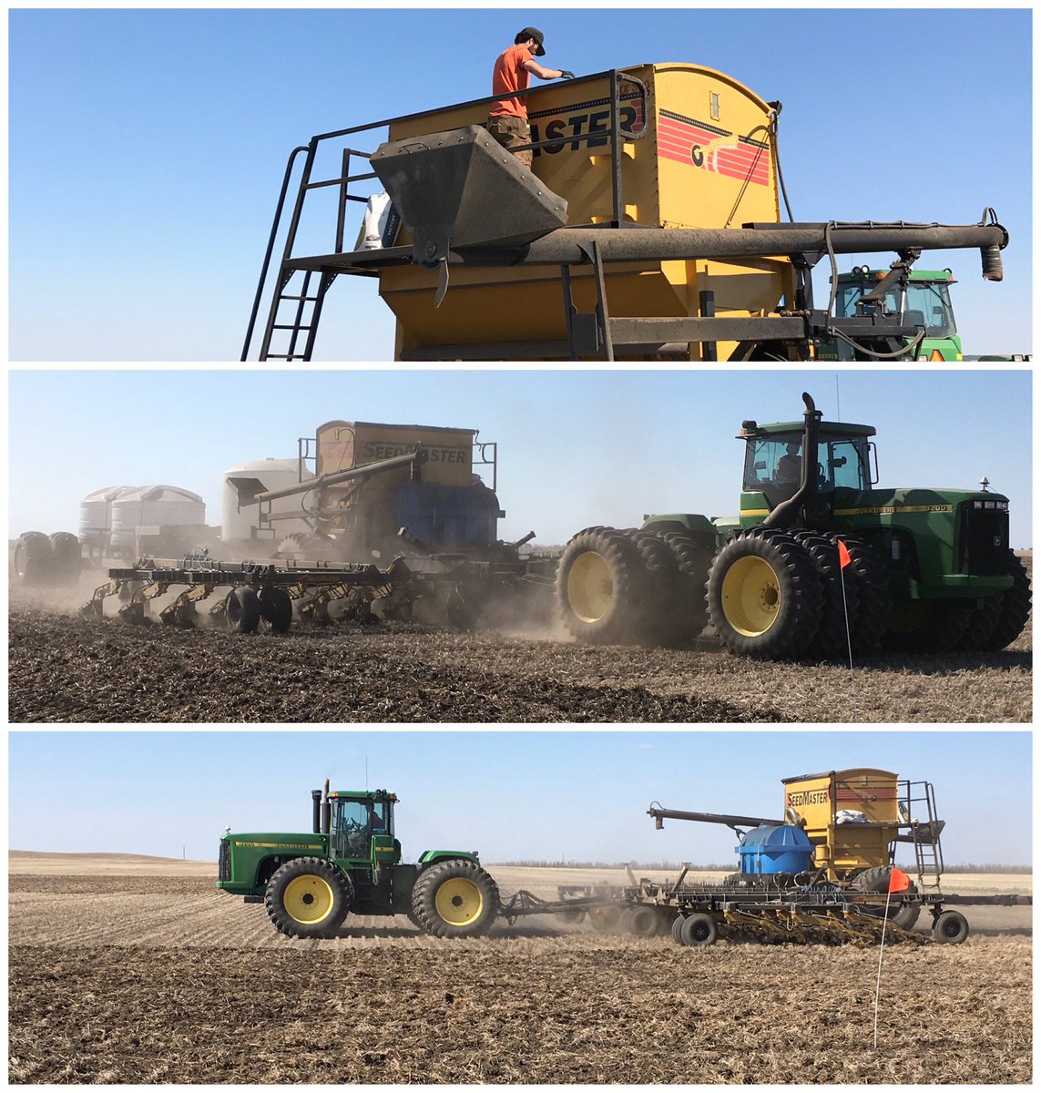 One more #VictoryPerformanceTrial is in the Ground! Thanks Kevin, Mason &amp; <a href="/ChadCardiff/">Chad Cardiff</a> #VictoryCanola #V14_1