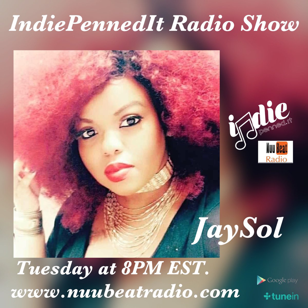 This week we welcome Kansas City's own, <a href="/jaysol_music/">Just Call Me Jay ✨♥️</a>! Tune in to our next show on nuubeatradio.com #indiemusic #indieradio #indiehiphop #indiernb #indieartist #music #hiphop #RnB #soul #reggae #indiereggae #indiesoul #radio #kansascitymusic #womeninmusic #jaysolmusic