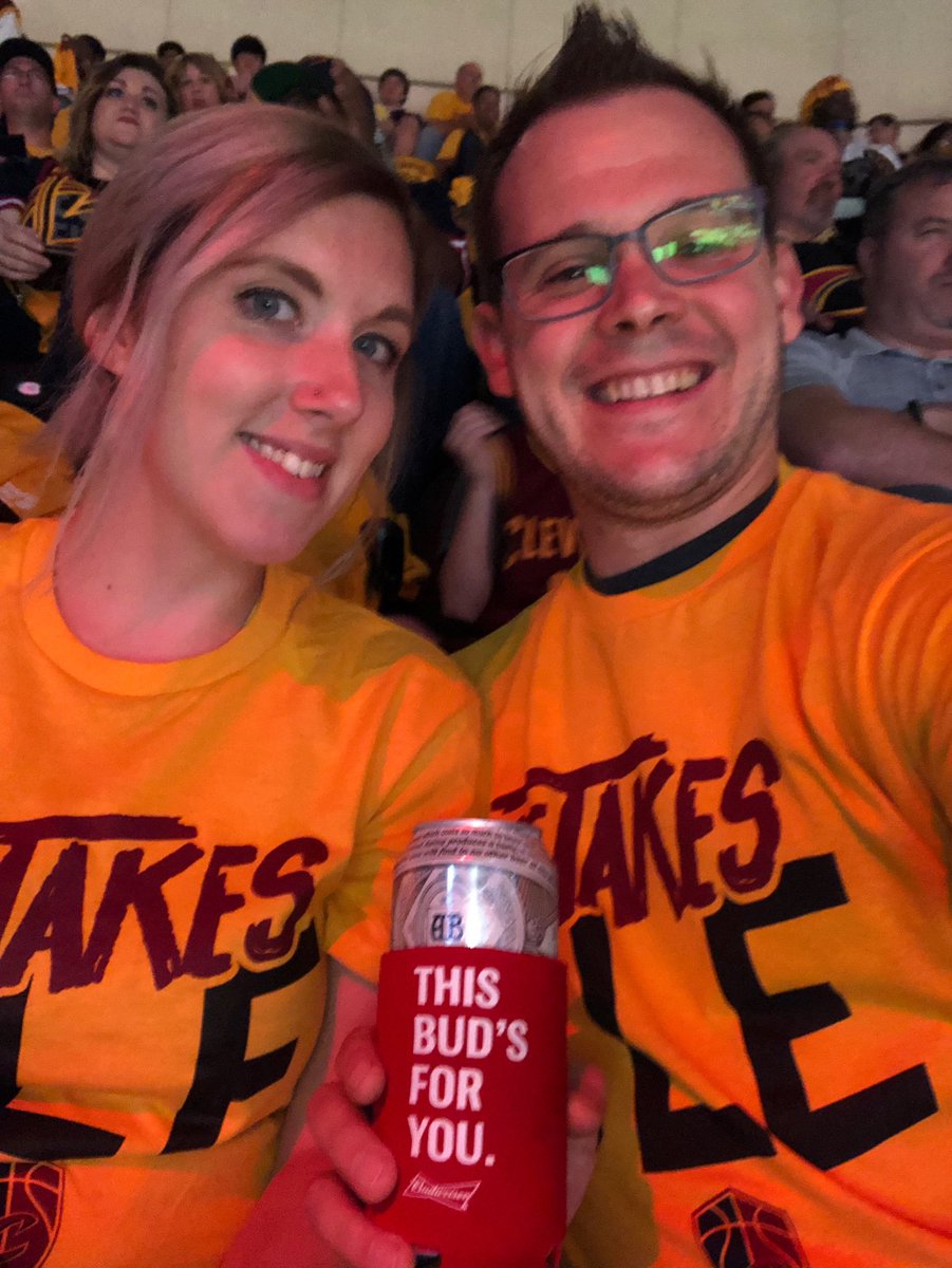 cnurre's tweet photo. We’re #DeepInTheQ cheering for a @cavs win. #WhateverItTakes @budweiserusa https://t.co/OFCpo9PuVy