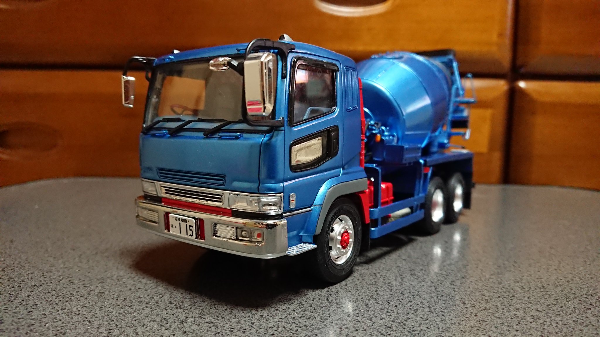 デコトラプラモデル レンジャーSDミキサー車 - メルカリ