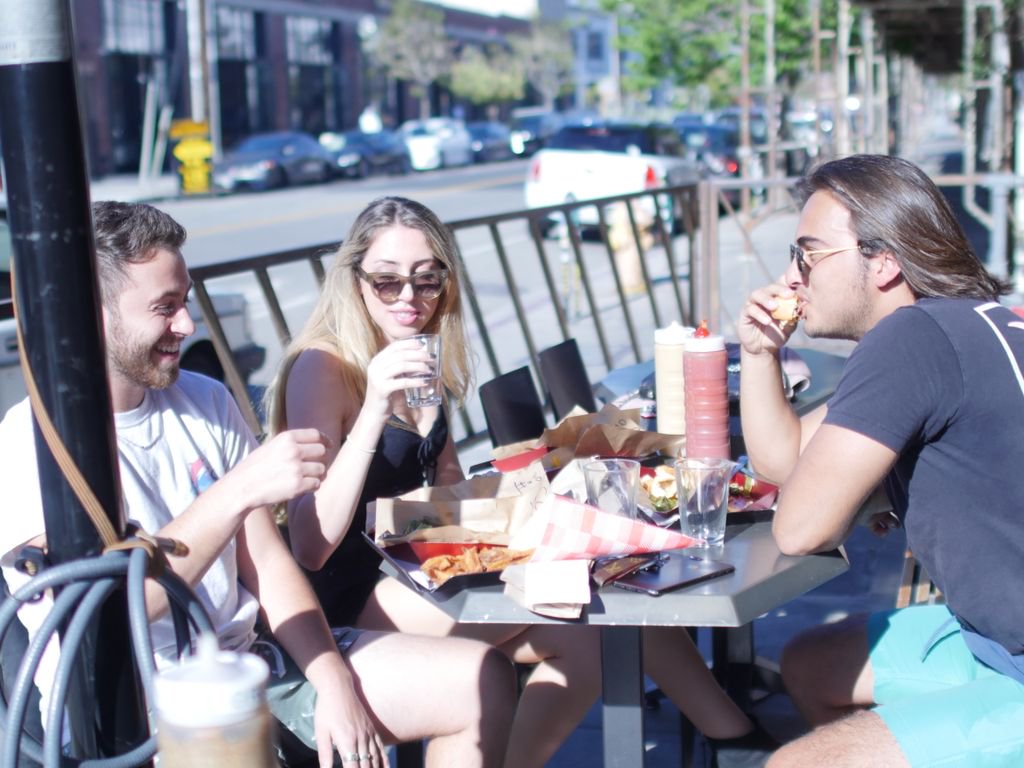 wurstkuche's tweet photo. Great food with great  friends. Tag a friend who needs to try one of our sausages! https://t.co/PrOGYn8m9t