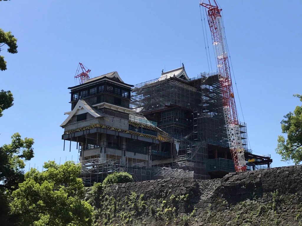 まるでどこかのダンジョン！？現在の熊本城が異次元の姿になって衝撃！！