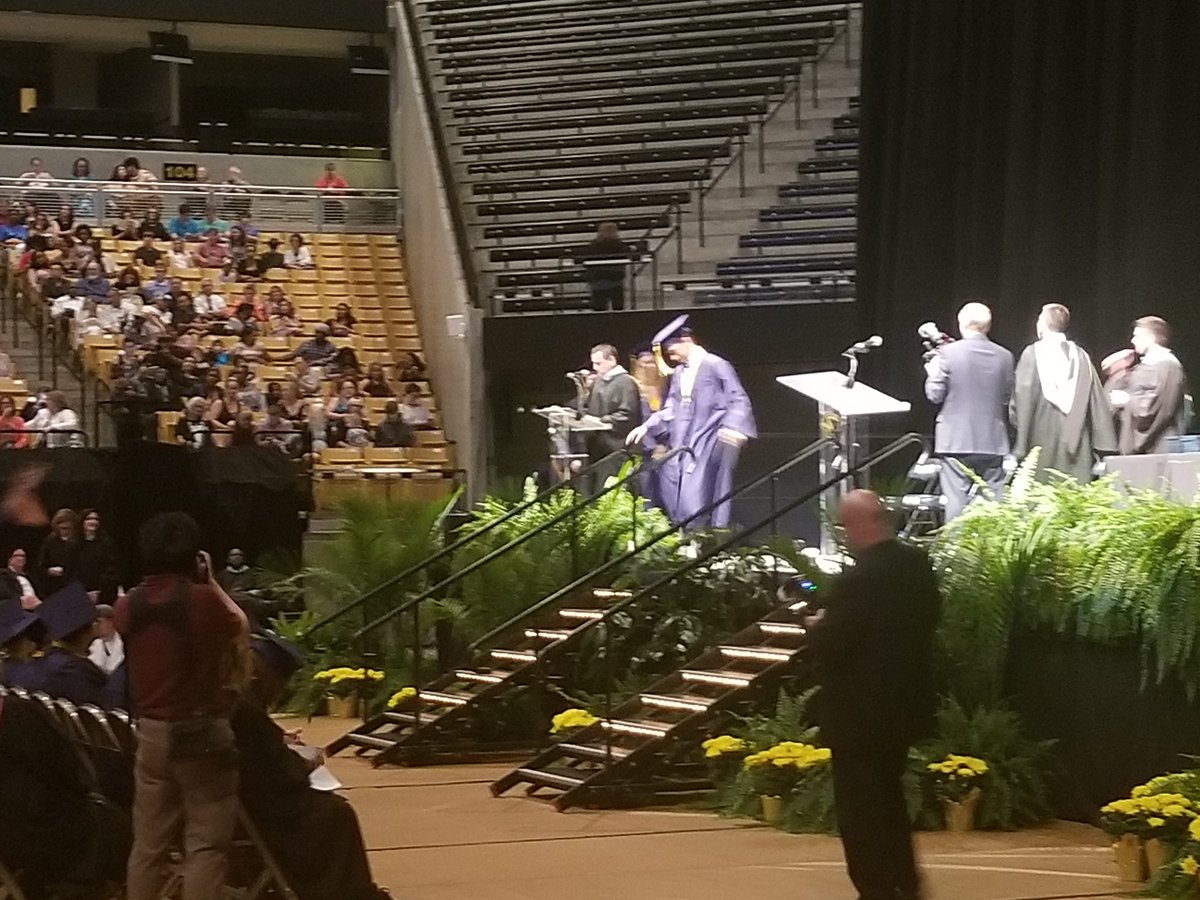 BattleTrack's tweet image. Then made it back for graduation #hefast