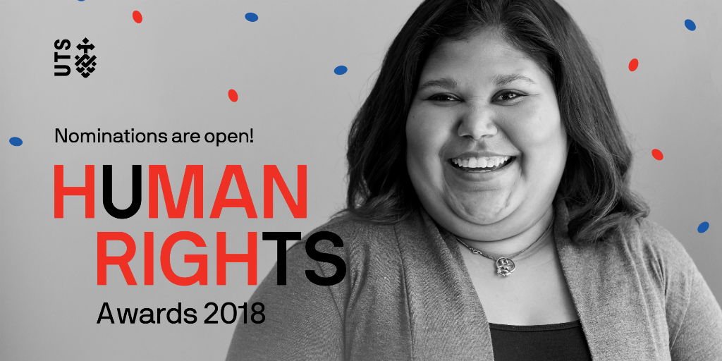 UTSEngage's tweet photo. Nominate a social justice champion for the UTS Human Rights Awards! #UTSforAll @UTSSocialImpact https://t.co/5Z787HVCHB https://t.co/7cEaH1YOaB