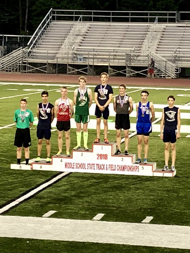 roosekae's tweet photo. Trittschuh strikes again!!! Eric competed in the Ohio State Middle School Track and Field State Championships tonight and broke his own 800M Run record!! He ran a 2:08.85!! So stinkin’ proud of you, Eric!! #BulldogPride #CreatingAwesome https://t.co/3pZIvvsUzi