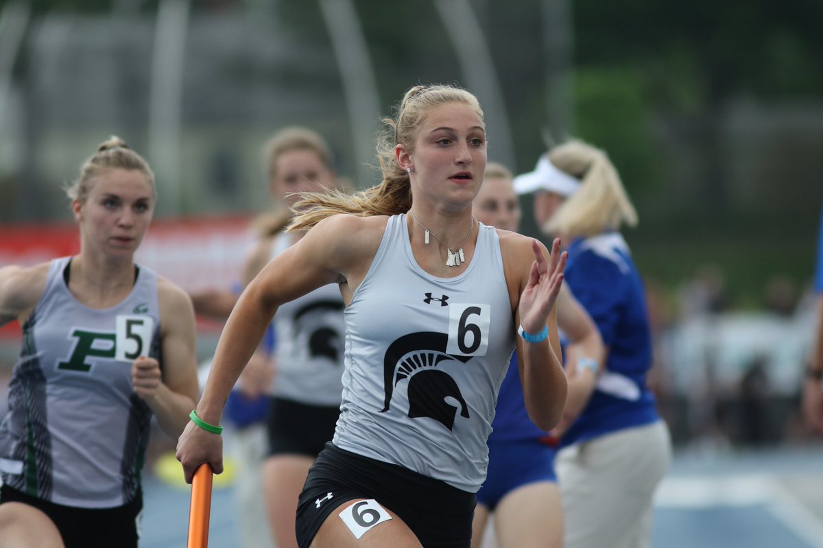 The Spartans wrapped up state meet weekend with a runner-up finish in the 4x400. #iahstrk