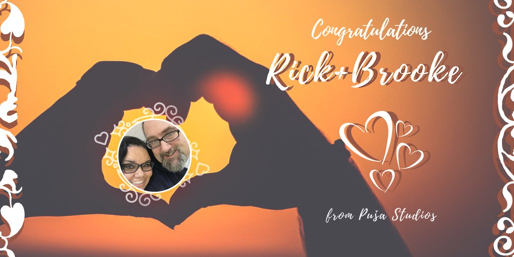 Our best wishes and congratulations to newlyweds Rick and Brooke! ♥️
May love guide your way! #wedding #Congratulations ♥️
<a href="/corn_life/">🌽</a> <a href="/ButterflyUTube/">Butterfly Brooke</a>