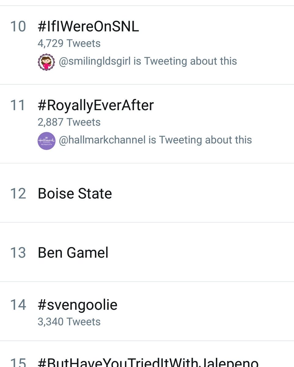 ruthhill74's tweet image. The trend has moved up five spots to #11 @hallmarkchannel #RoyallyEverAfter @billabbottHC @MichelleVicary @FionaGubelmann @pamslay @angelamegrey