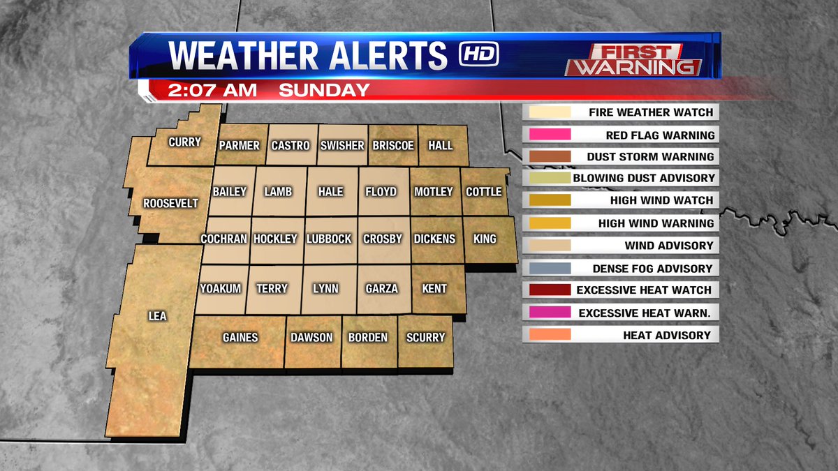 New Wind Advisory for Bailey, Castro, Cochran, Crosby, Floyd, Garza, Hale, Hockley, Lamb, Lubbock, Lynn, Swisher, Terry, Yoakum [TX] till May 20, 6:00 AM CDT. #txwwx #KLBK