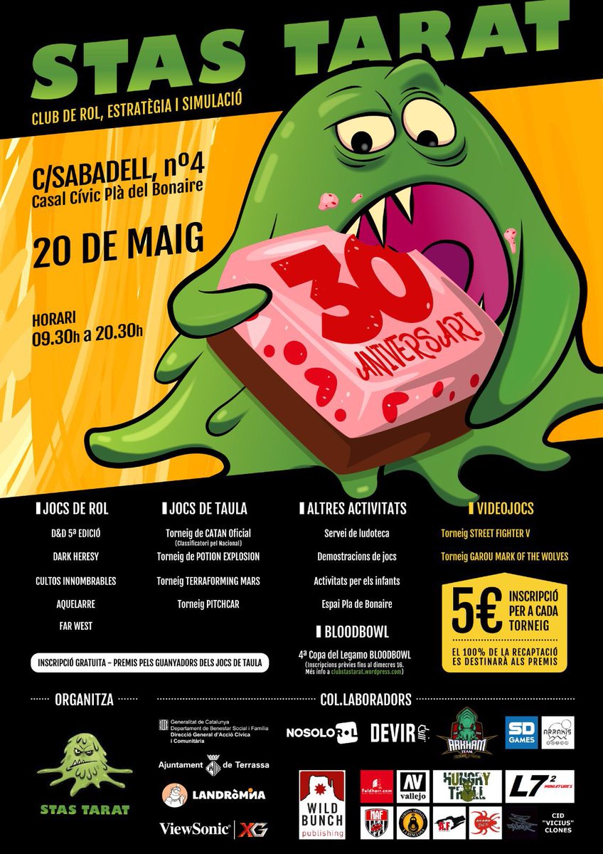 Avui celebrem 30 anys! Hoy celebramos 30 años! #stastarat #stastarat30anys