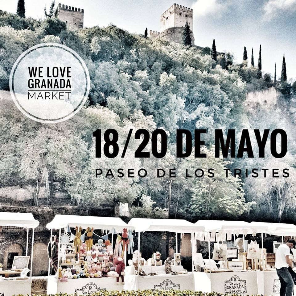 Hace un día maravilloso para visitar We Love Granada Market en el Paseo de los Tristes. Encuentra diseños de vanguardia y propuestas atrevidas en joyería, ilustración, cerámica, escultura, moda y arte. 😍 De 11 a 22h. #WeloveGranada #Market