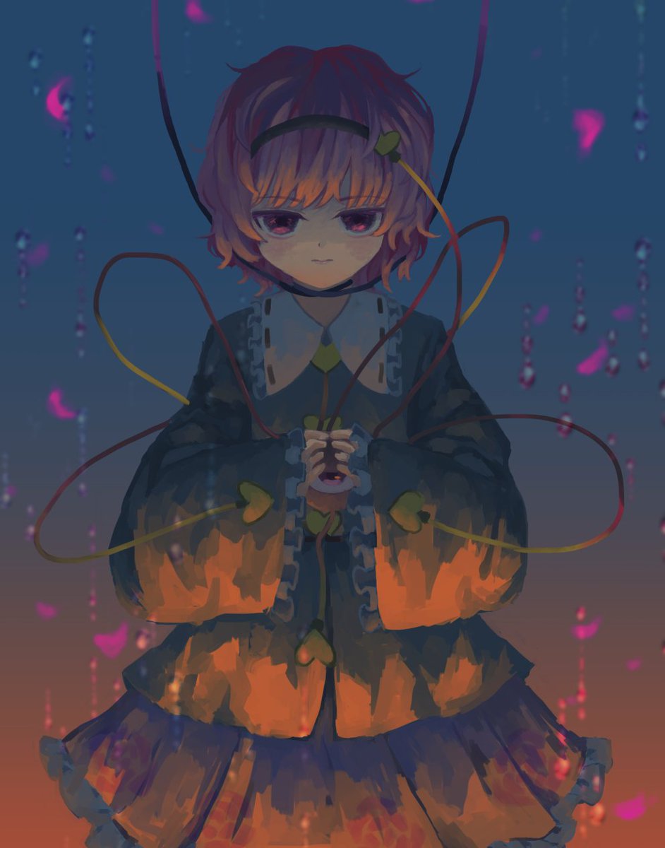 古明地さとり 「さとりちゃん描きました 」|プロ市民のイラスト