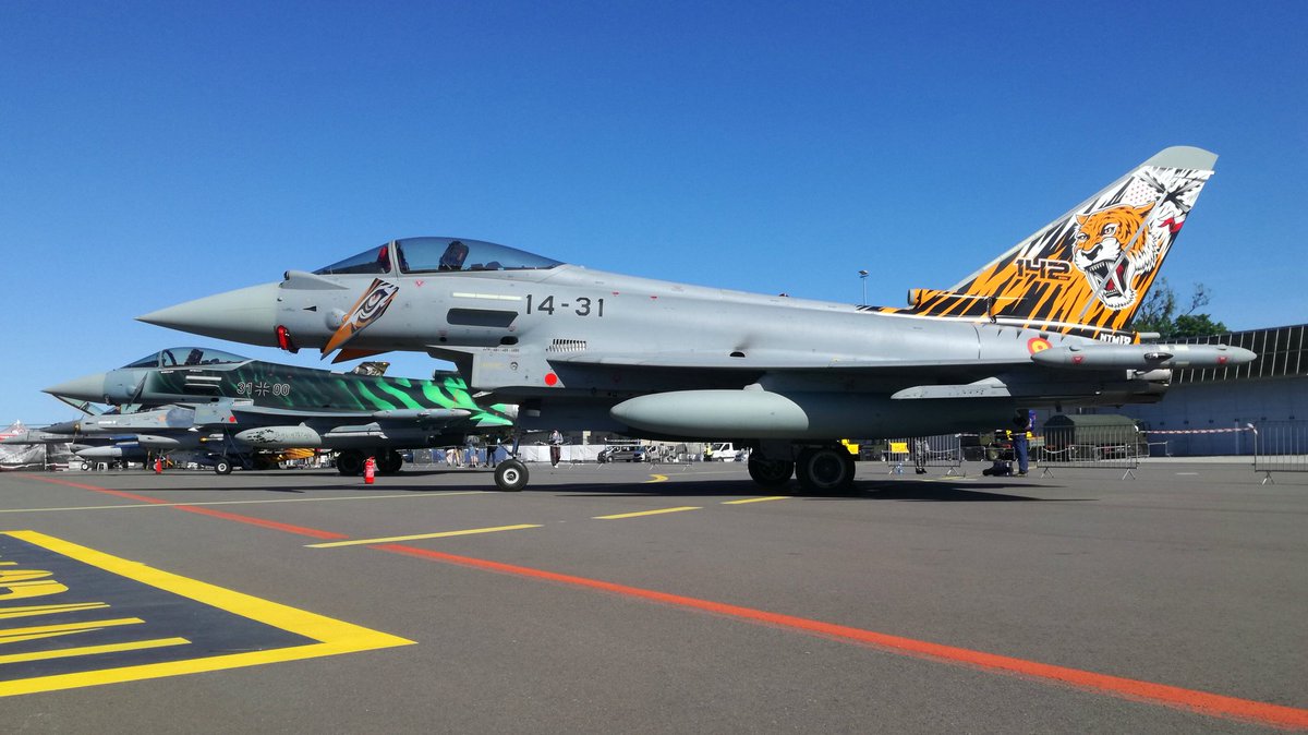 GME_AirFoto's tweet image. @NatoTigers #NTM18 #HTBH @Eurofighter_1 @spairforce ALA 14 #poznan #PoznańAirShow
🐯🐯🐯