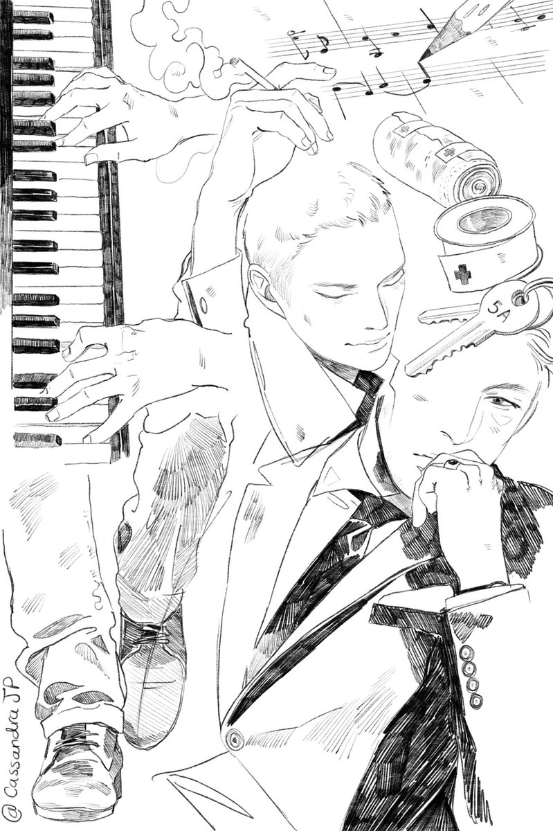 Sketchbook page for Eduard and Ansel! @PlusKJ 