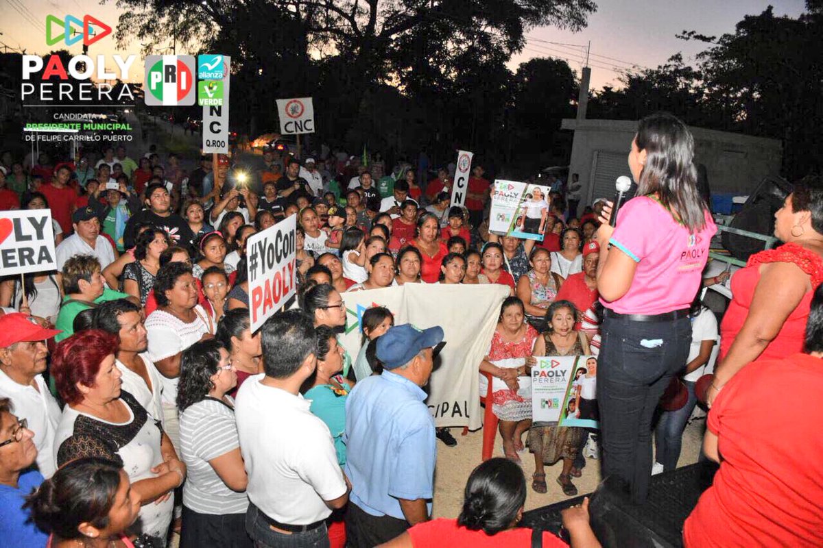 La de hoy fue una gran jornada a lado de los vecinos de la colonia Francisco May. ¡Vamos a mejorar la imagen de nuestro municipio con más obras de infraestructura! #JuntosPodemos #Día6