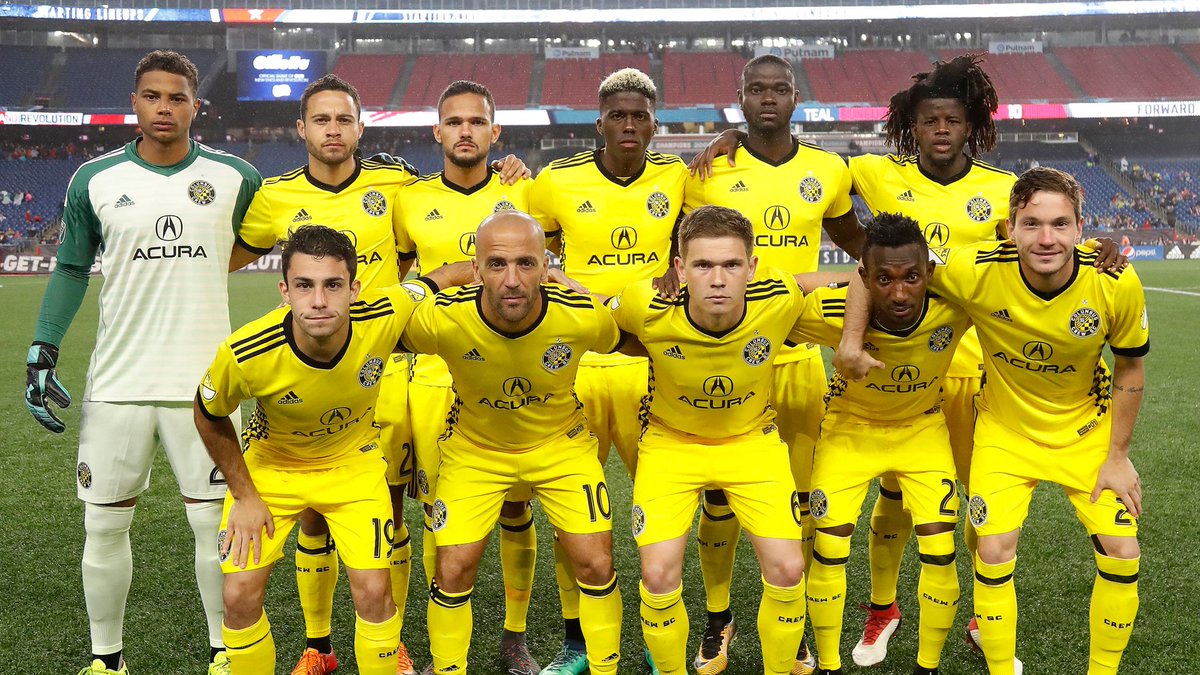 ColumbusCrew's tweet photo. The guys who got it done last night 👊

#NEvCLB // #CrewSC https://t.co/nIhZpokNFk