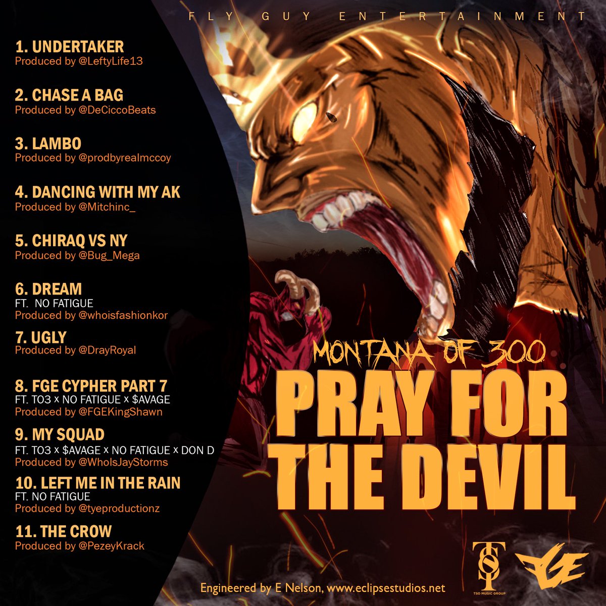 MONTANAof300's tweet photo. @MONTANAof300 “PRAY FIR THE DEVIL” Album Available Now!!!! Tell me how y’all like that intro!!! https://t.co/79MYIA9UFN
