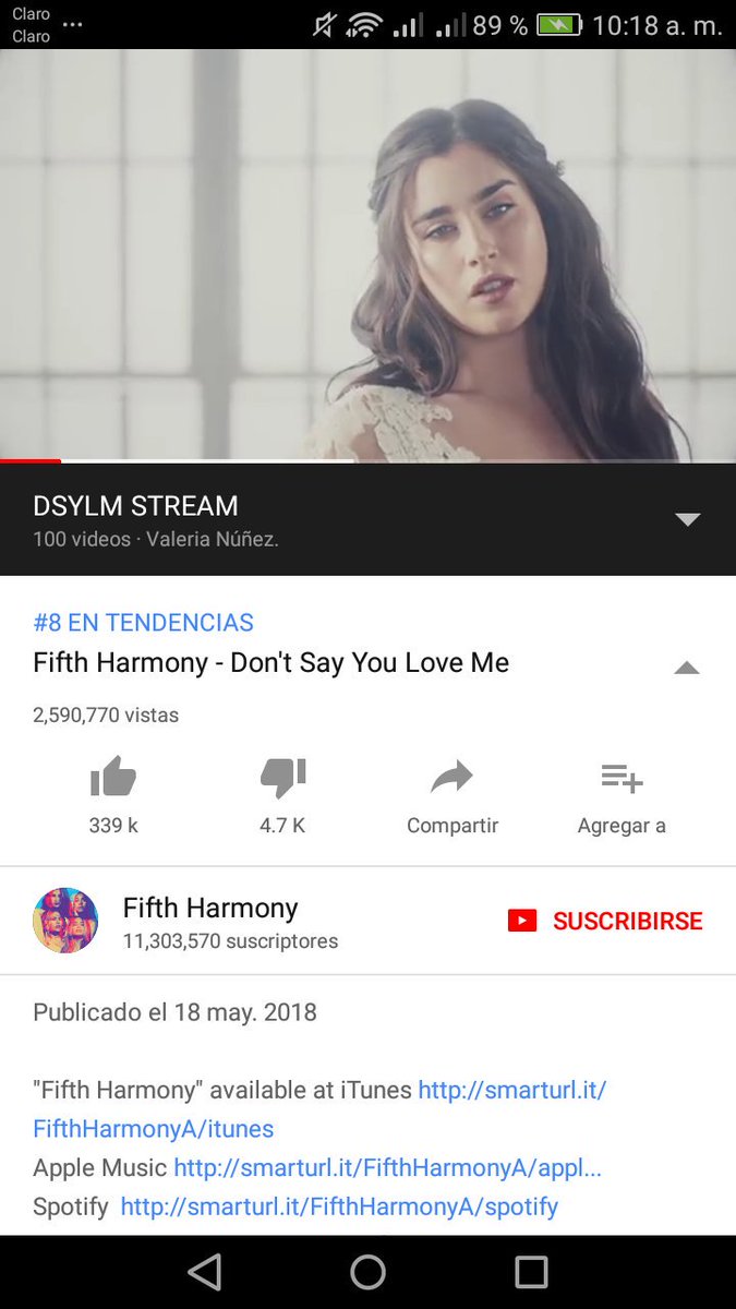 nunezvaleria130's tweet photo. @fb_harmonizers he hecho stream hasta decir basta #StreamDSYLMOnYoutube https://t.co/FC8nuz9ooC