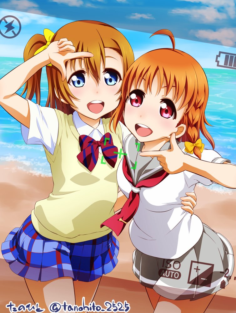 tanohito_2525's tweet photo. 前に描いたほのちか絵を再掲～（公式に便乗していくスタイル） #lovelive https://t.co/YKPFjP53bw